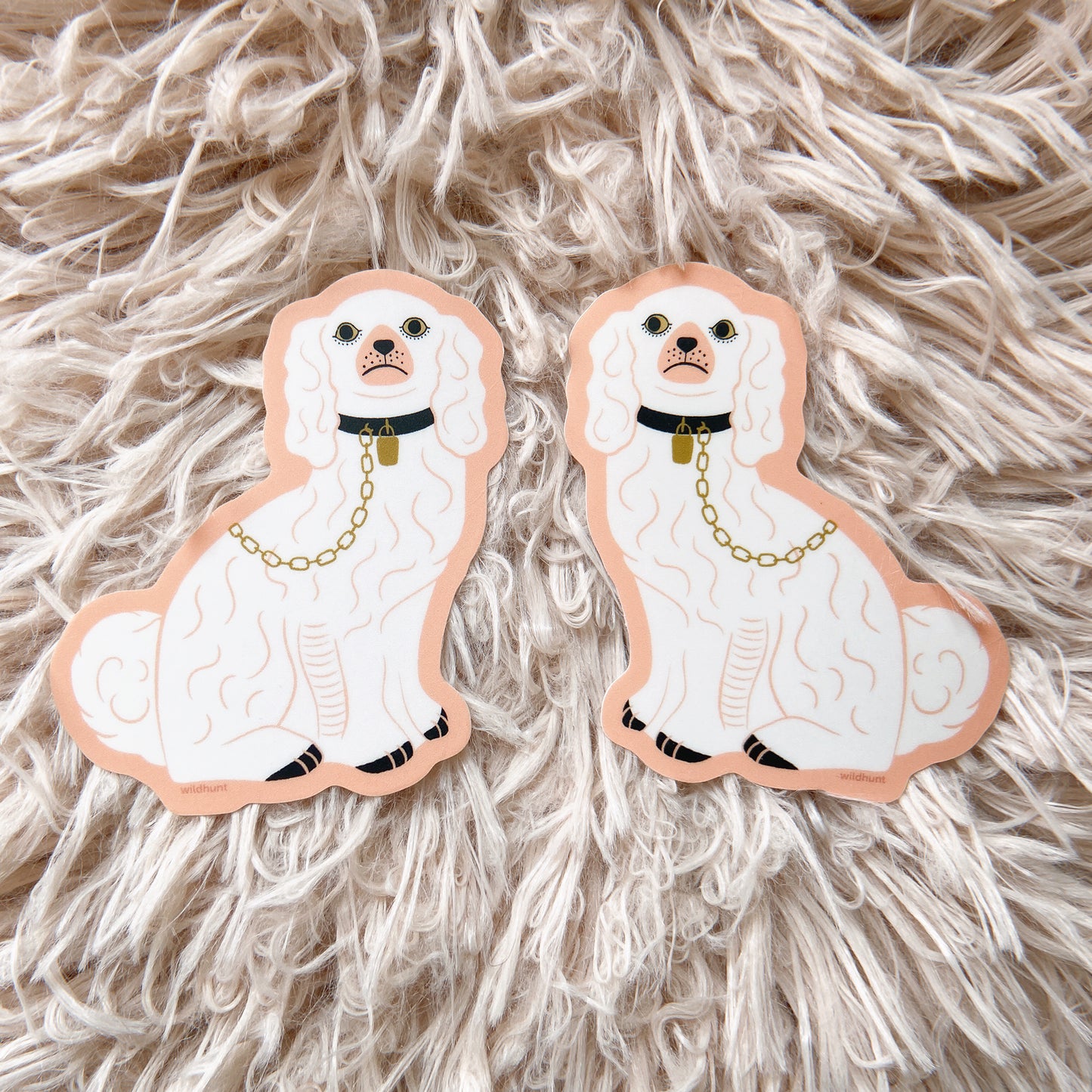 Staffordshire Dogs Sticker Set