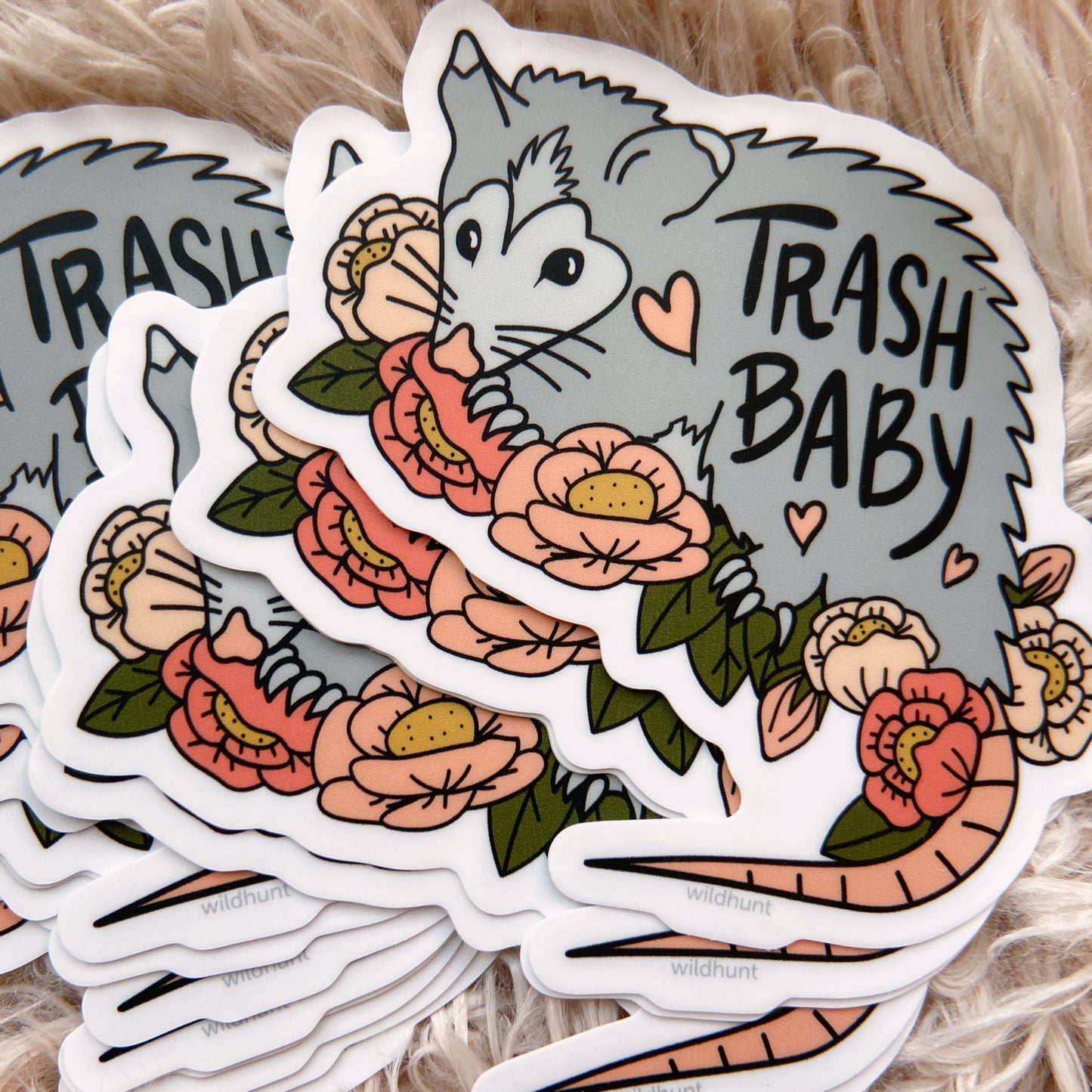 Trash Baby Matte Vinyl Sticker