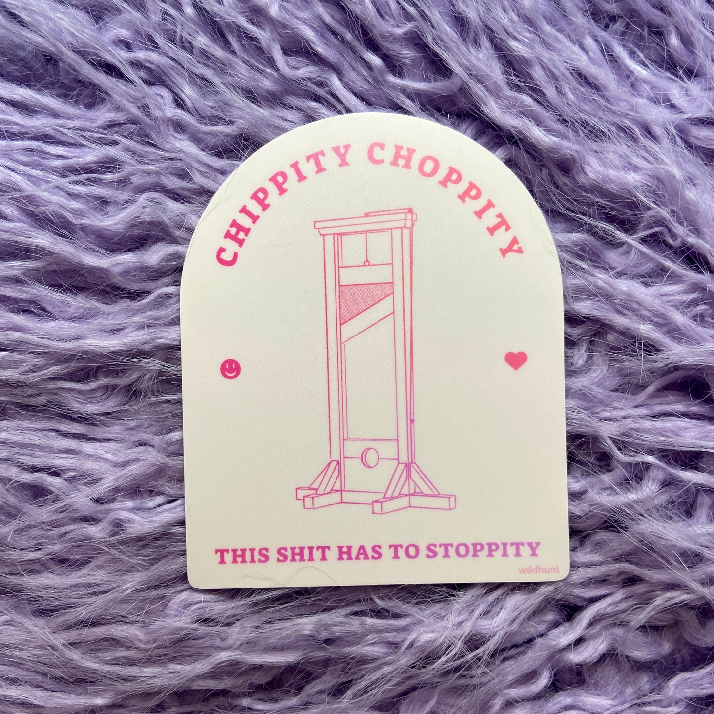 Chippity Choppity Guillotine Sticker