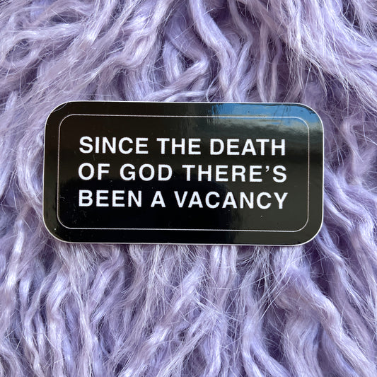 Death of God Vinyl Sticker