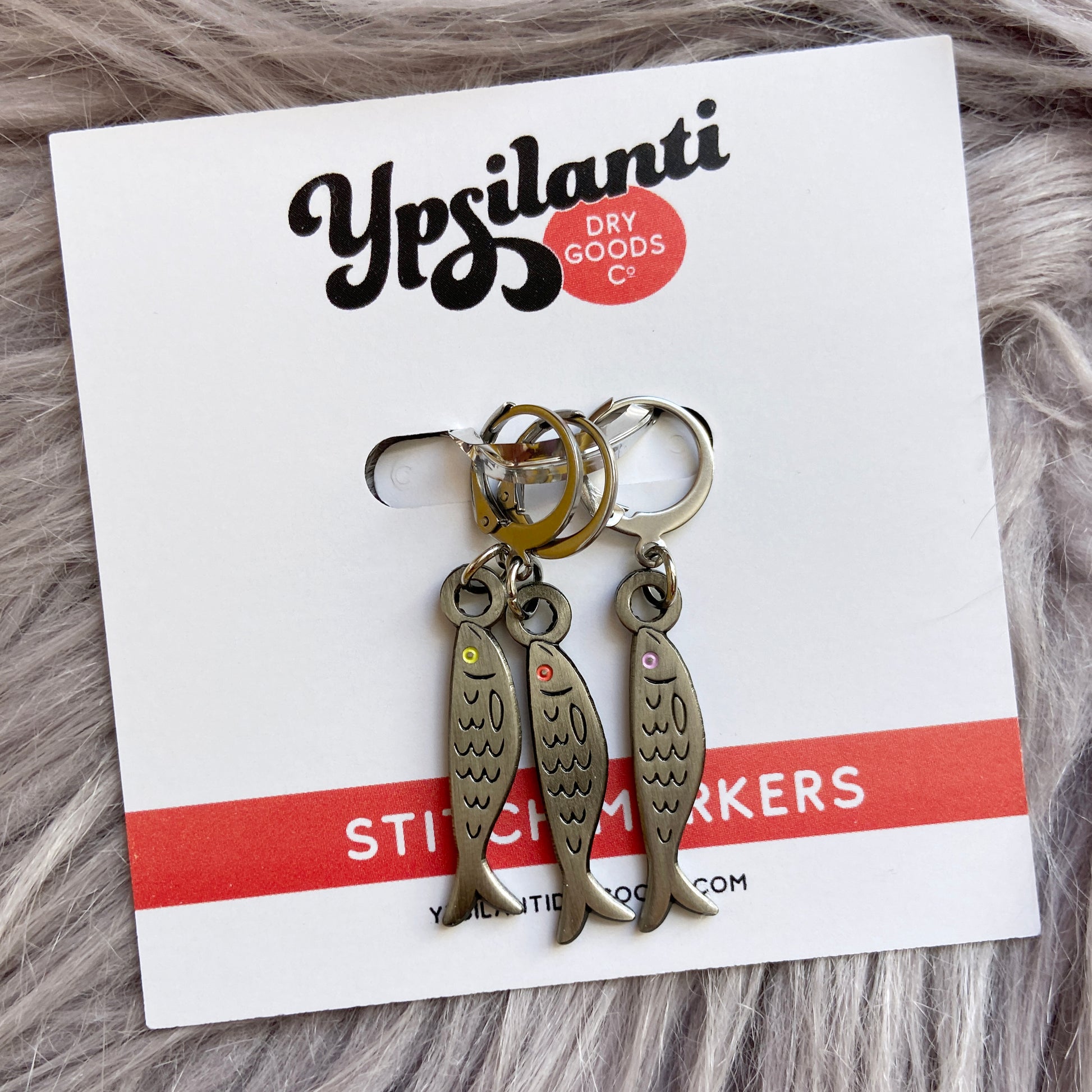 Sardine Enamel Stitch Markers