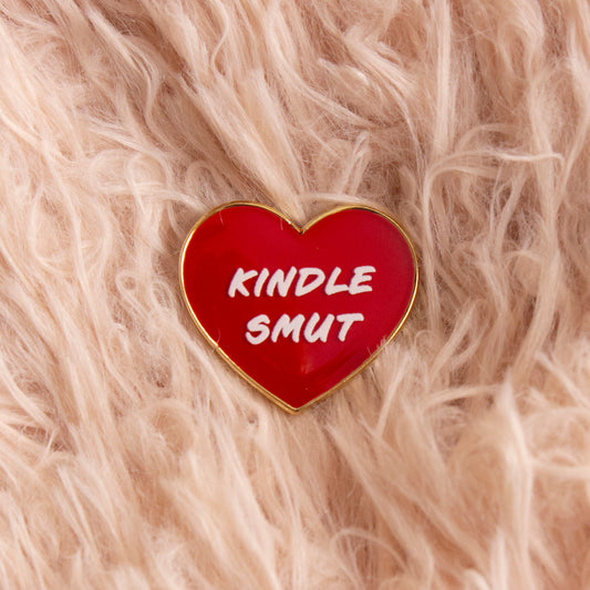 Kindle Smut Heart Enamel Pin